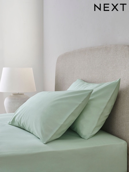 Sage Green Cool Touch 200 Thread Count Pillowcases (AL3810) | €11 - €13