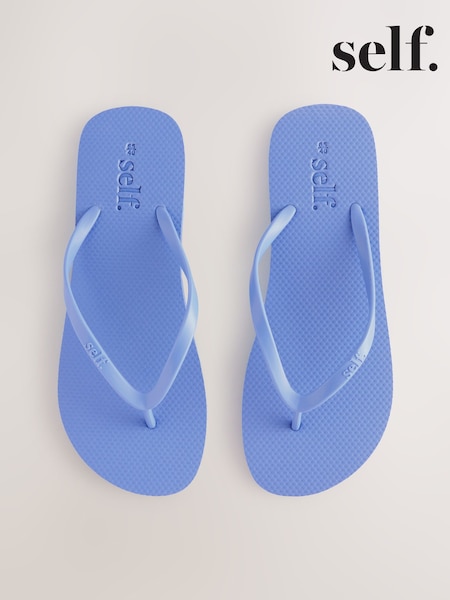 self. Blue Self. Beach Flip Flops (AL3859) | R$ 140