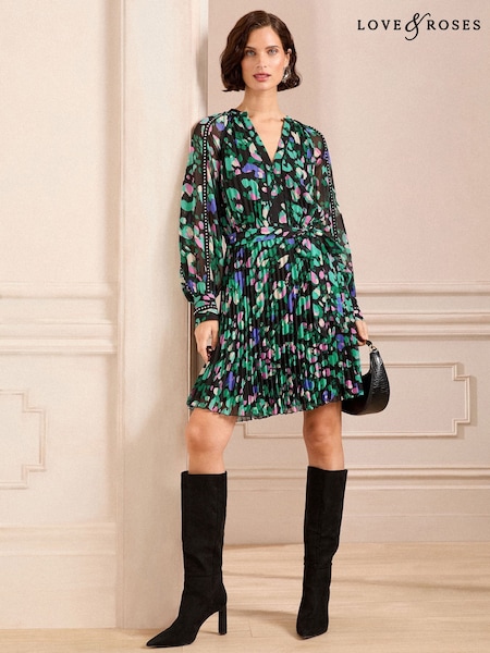 Love & Roses Studded Mini Dress (AL3987) | €82