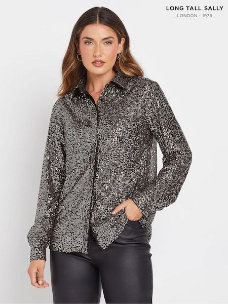 Long Tall Sally Sequin Shirt (AL4042) | ‏123 ر.ق.