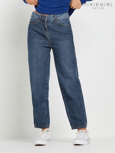 PixieGirl Petite Mid Wash Barrel 100% Cotton Jeans (AL4090) | 2 043 грн