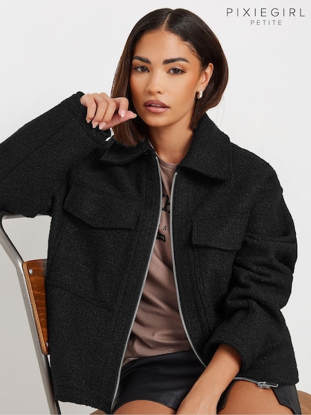 Pixiegirl Petite Boucle Shacket (AL4103) | ‏277‏₪
