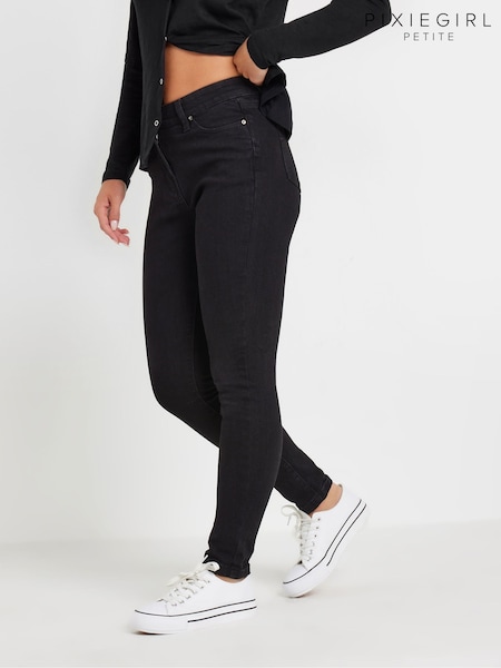PixieGirl Petite Black Skinny Stretch AVA Jeans (AL4111) | €45