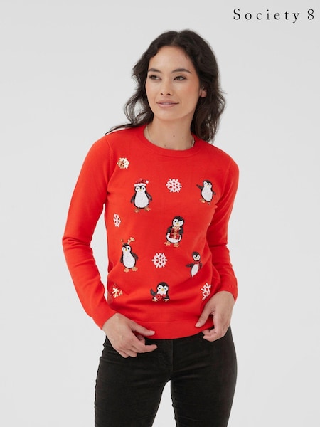 Society 8 Womens Igloo Christmas Jumper (AL4566) | 25 €