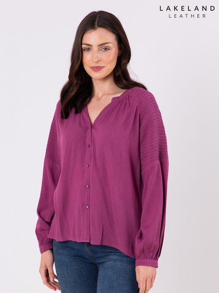 Lakeland Clothing Pink Cruz Button Through Blouse (AL4634) | 2,103 UAH