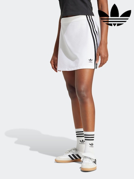 Blanco - adidas originals 3 Stripe Mini Skirt (AL4707) | 54 €