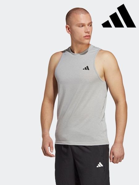 adidas Light Grey Train Essentials Feelready Training Vest (AL4869) | R$ 180
