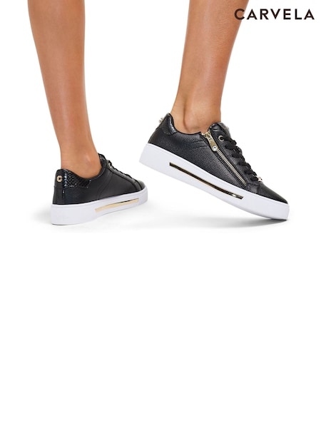 Negru - Pantofi sport Carvela Diamond Zip (AL4895) | 464 LEI