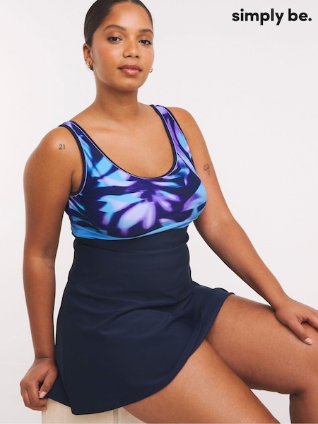 Simply Be Beach To Beach Swim Dress With Shorts (AL5089) | 67 €