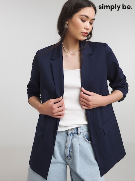 Albastru - Sacou Simply Be Ponte (AL5092) | 268 LEI