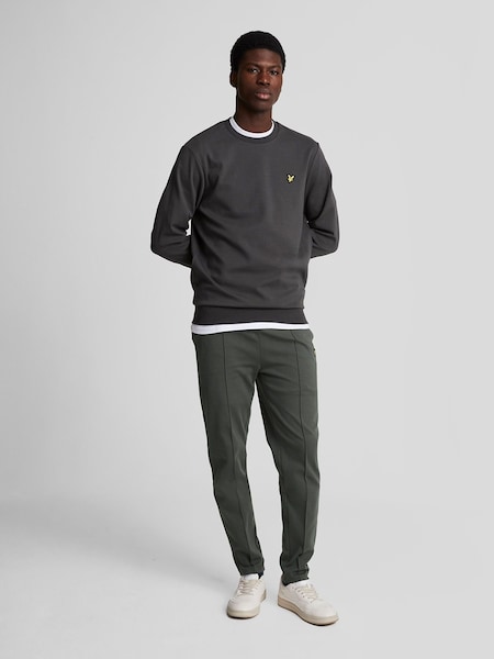 Lyle & Scott Grey Pintuck Interlock Joggers (AL5143) | €49
