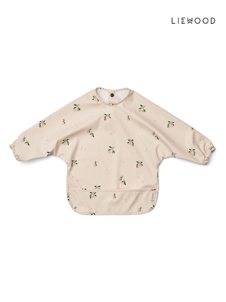 Liewood Natural Merle Printed Long Sleeve Bib (AL5248) | ‏121‏₪