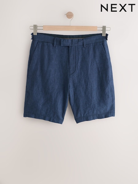Темно-синій - 100% Linen Chinos (AL5269) | 1 337 грн
