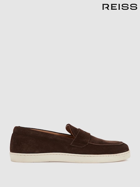 Harrys Of London Suede Penny Loafers (AL5285) | $1,142