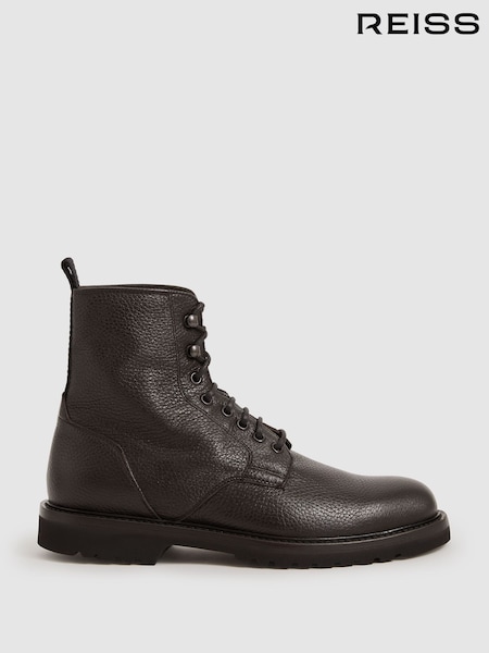 Harrys London Deerskin Ankle Dark Brown Boots (AL5286) | $1,105