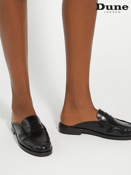 Dune London Goya Backless Penny Loafers (AL5288) | € 72