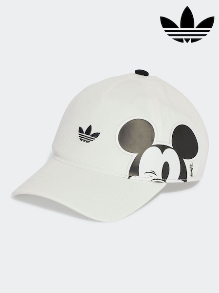 adidas Originals White/Black Little Kids Disney Mickey Mouse 100% Cotton cap (AL5293) | €24