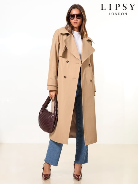 Lipsy Relaxed Longline Trench Coat (AL5308) | 126 €