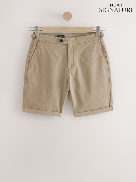 Stone Signature Silk Blend Chino Shorts (AL5310) | €50