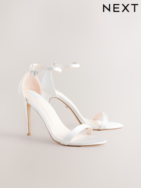 أبيض - Forever Comfort® Wedding Round Toe High Heel Bridal Sandal (AL5358) | ‏168 د.إ.‏