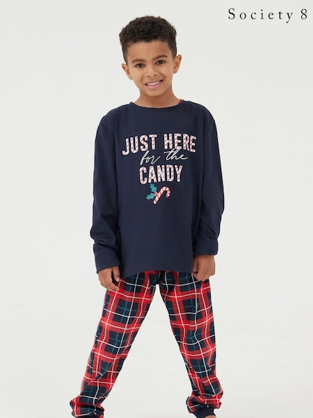 Society 8 Blue Boys Just Here For The Pyjamas (AL5486) | €14