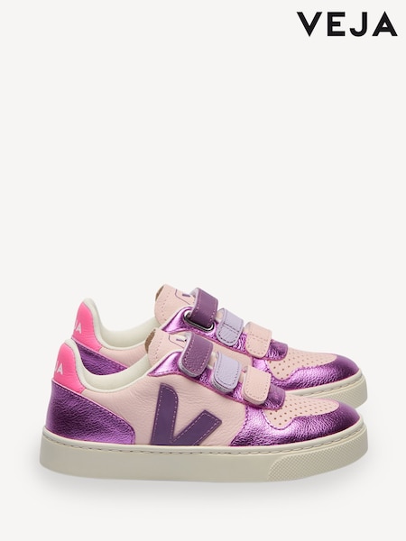 Veja Small Pink V-10 Trainers (AL5490) | AED483 - AED524