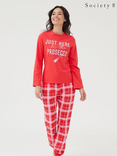 Society 8 Womens Just Here For The Prosecco Pyjamas (AL5491) | 30 €