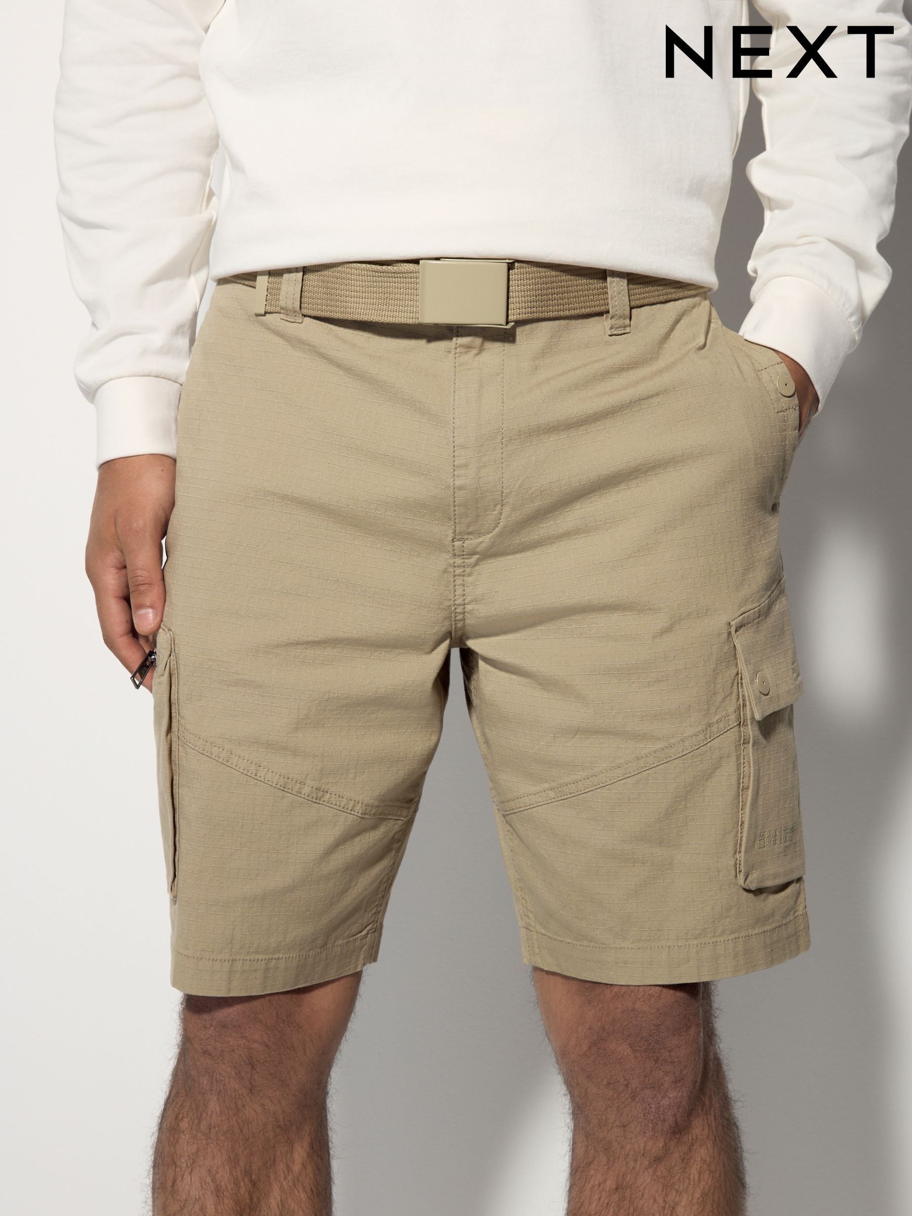Men's, Belted, Shorts | Next Japan