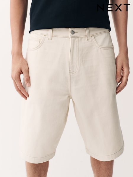 Кремово-бежевий - Jort Denim Shorts (AL5668) | 928 грн