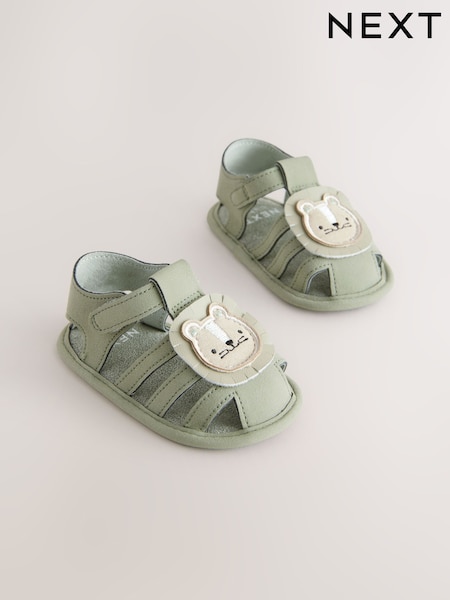 אריה בצבע ירוק - Baby Touch Fastening Fisherman Sandals (0-24mths) (AL5791) | ‏42‏₪