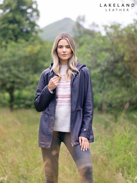 Violetti - Lakeland Leather Patterdale Hooded Coat (AL5848) | €518