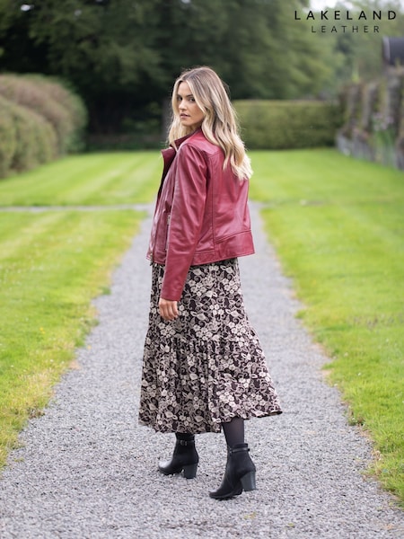 Lakeland Leather Wetherlam Leather Biker Jacket (AL5854) | 881 LEI