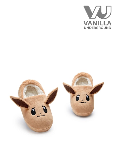 Vanilla Underground Brown Pokemon Eevee Girls 3D Slippers (AL6079) | €24