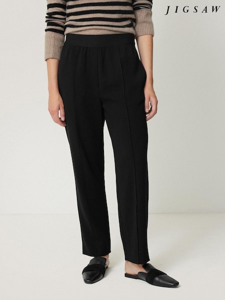 Jigsaw Black Tailored Smart Joggers (AL6110) | €83