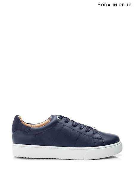 Moda In Pelle Brandie Lace Up Slim Sole Trainers (AL6136) | AED230