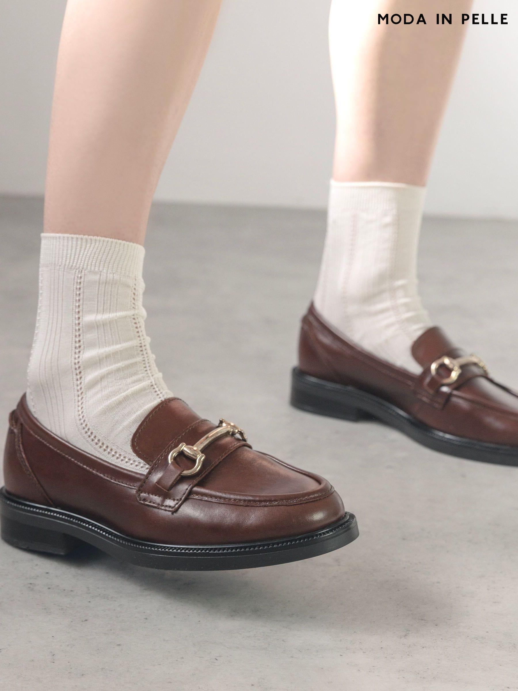 Moda in pelle loafers outlet