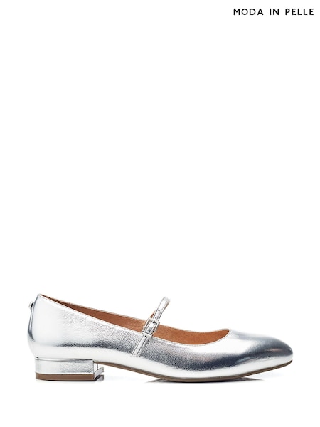 Moda in Pelle Florentin Heel Maryjane Leather Shoes (AL6147) | ₪397