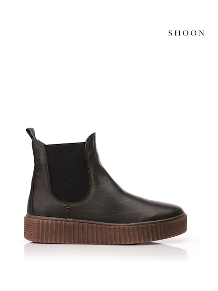 Verde - Moda In Pelle SH Illom Leather Chelsea Flexible Side Panel Boots (AL6149) | 961 LEI