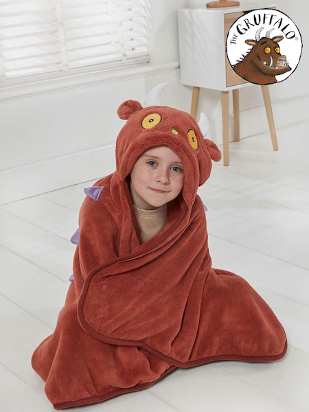 Gruffalo Brown Hooded Blanket (AL6226) | €27