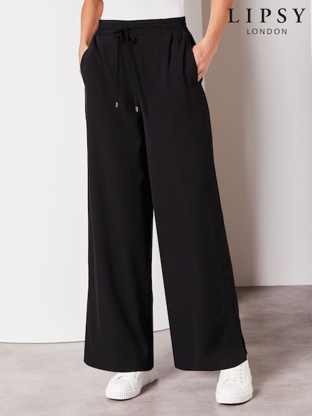Negru - Pantaloni largi Lipsy (AL6283) | 283 LEI