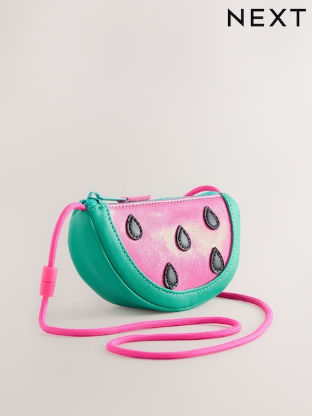 Rosa/Verde - Cross-Body Novelty Watermelon Bag (AL6311) | 19 €