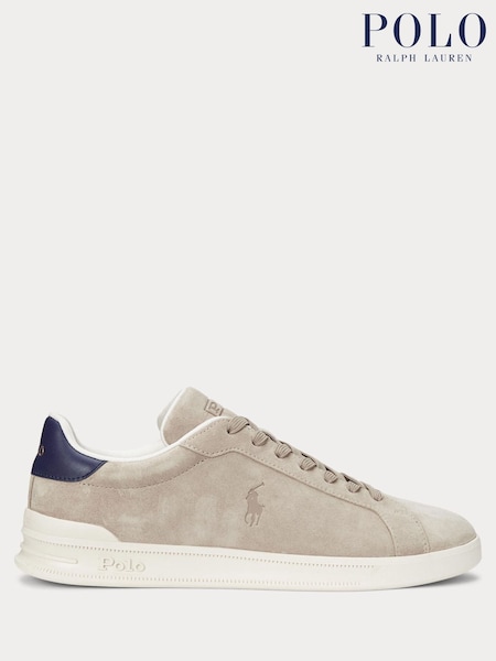 Polo Ralph Lauren Natural Heritage Court II Suede Trainers (AL6320) | LEI 886