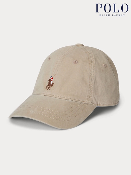 Коричневый - Polo Ralph Lauren Logo Embroidered Cap (AL6339) | €105