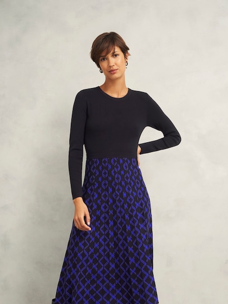Hobbs Black Larna Knitted Dress (AL6377) | €71