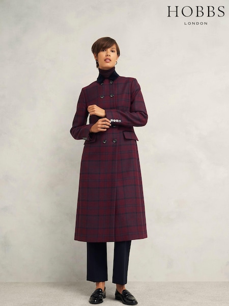 Hobbs Pink Patricia Coat (AL6380) | ₪1,805