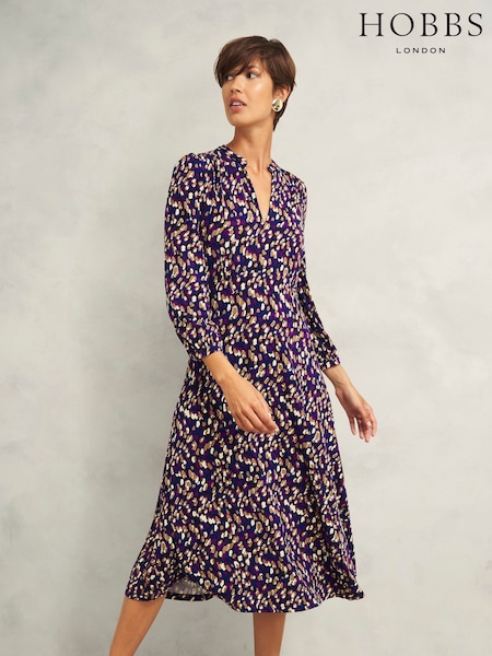 Hobbs Black Petite Harlie Dress (AL6383) | €126