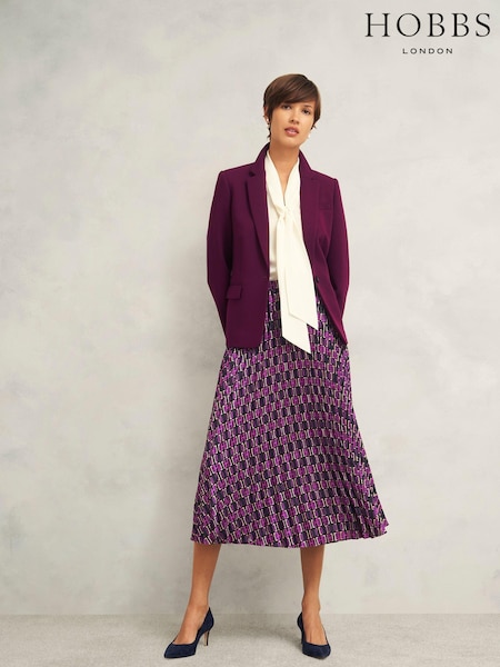 Hobbs Purple Kayla Skirt (AL6399) | 688 QAR