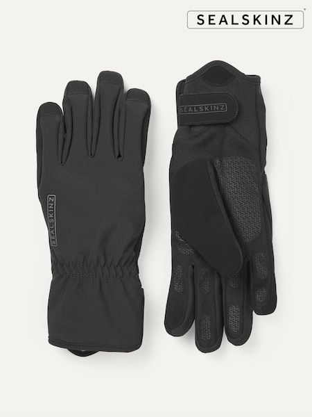 Черный - Sealskinz Bodham Waterproof All Weather Cycle Gloves (AL6555) | €66
