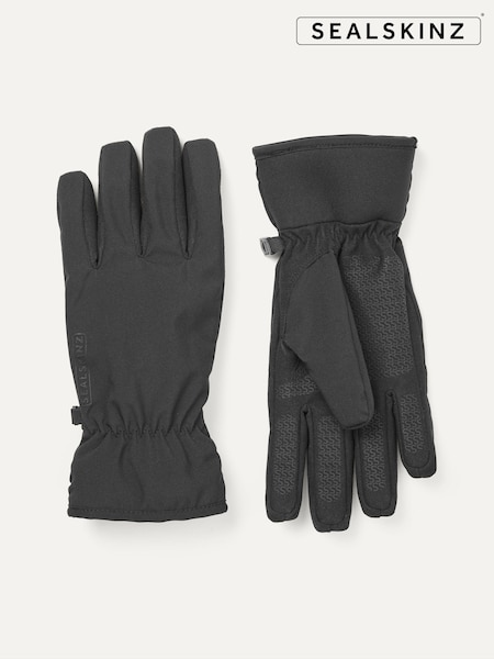 Svart - Sealskinz Womens Griston Waterproof All Weather Lightweight Gloves (AL6578) | kr840