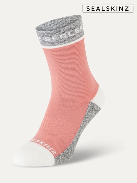 Розовый - Sealskinz Pink Foxley Mid Length Active Socks (AL6590) | €10